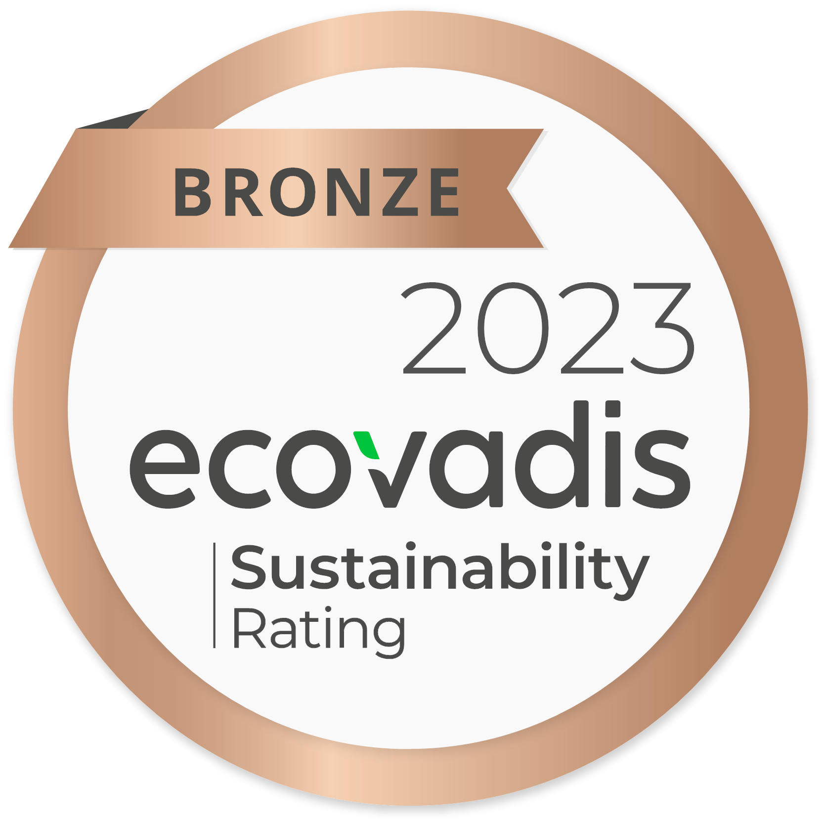ecovadis Bronze 2023 Logo ecovadis Bronze 2023
